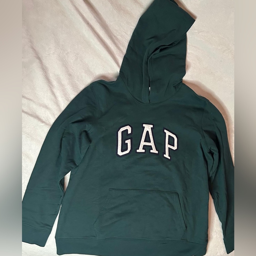 GAP Women’s green hoodie Large L